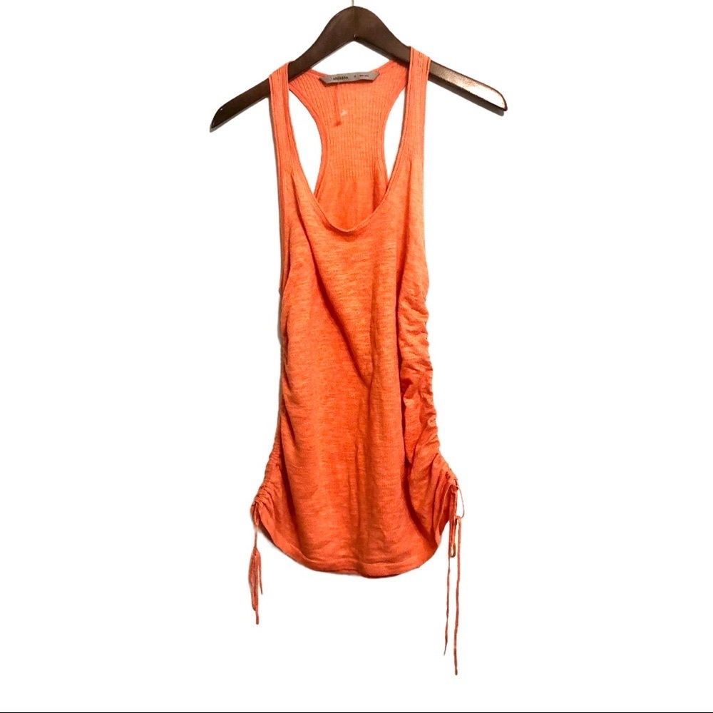 🚫 SOLD| Athleta Encore Cotton / Linen Racer Back Tank Top